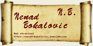 Nenad Bokalović vizit kartica